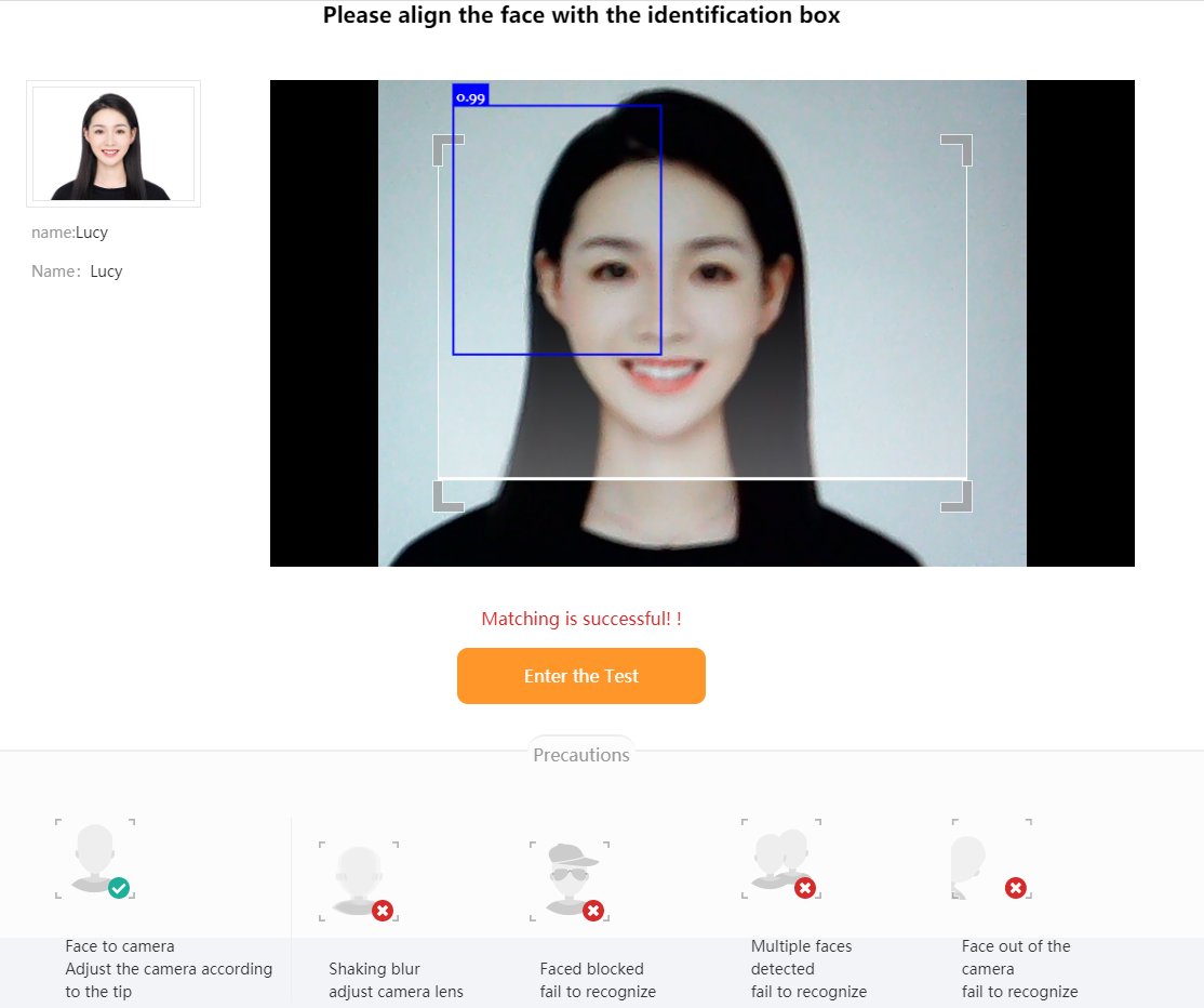 face recognition